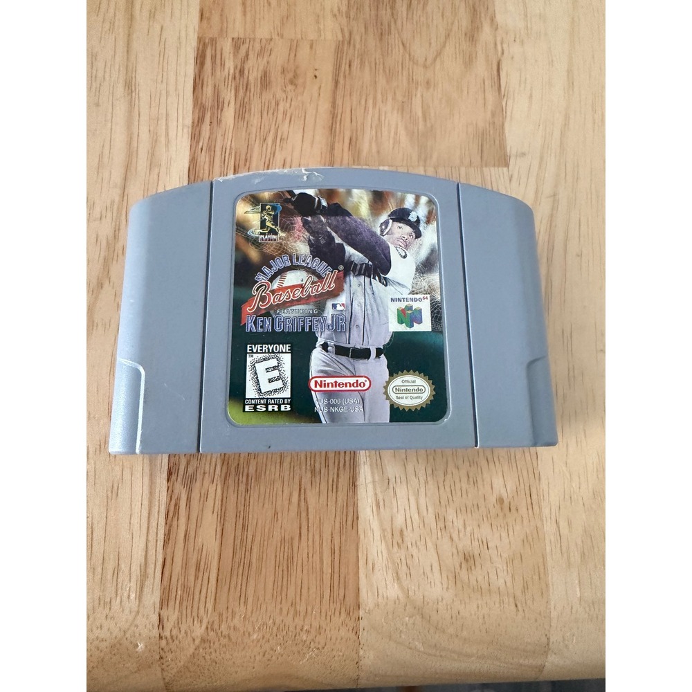 Major League Baseball Featuring Ken Griffey Jr Nintendo 64 N64 Game NUS-006 MLB